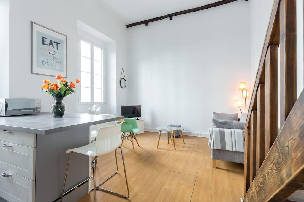 Nicelidays - Le Suede - Carre D'Or - 2Min From Beaches Luaran gambar