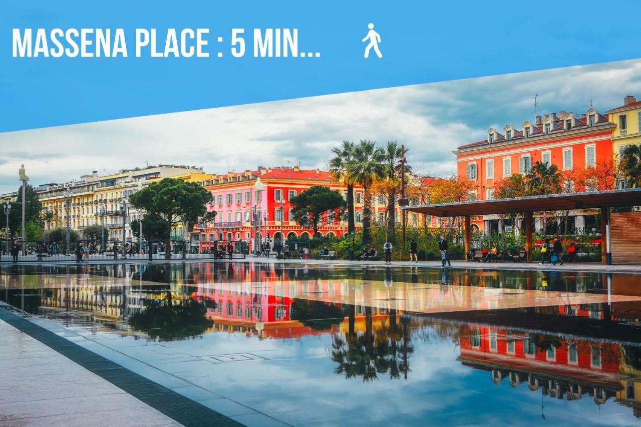 Nicelidays - Le Suede - Carre D'Or - 2Min From Beaches Luaran gambar
